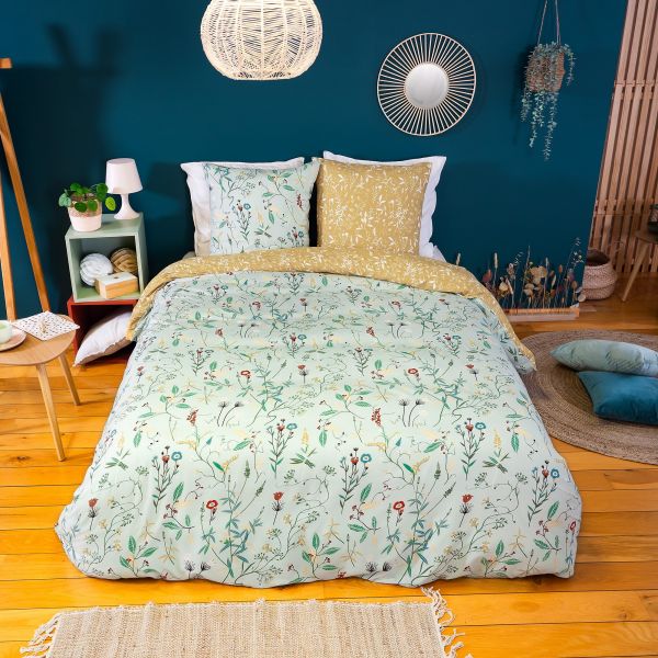 Parure de lit 220x240 cm Microfibre Florissane