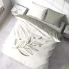 Parure de lit 240x260 cm Coton Lavé Bci Herbier