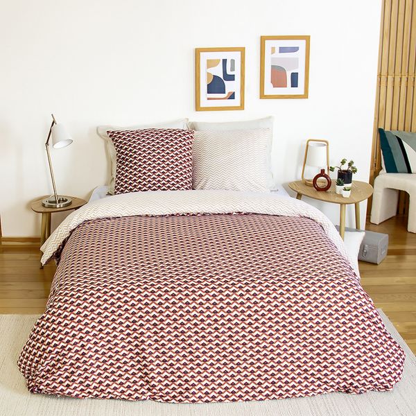 Parure de lit 220x240 cm Microfibre Tiagoh