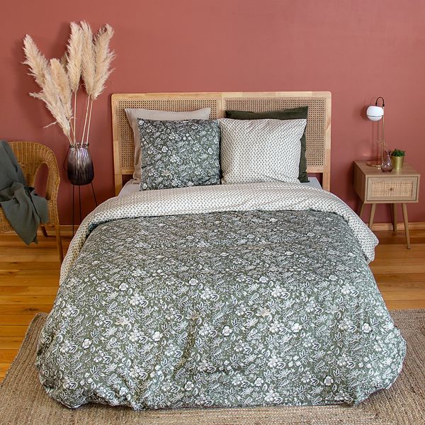 Parure de lit 240x260 cm Microfibre Indily