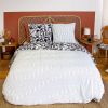Parure de lit 240x260 cm Microfibre Flore