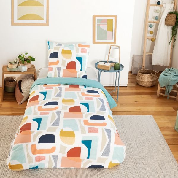 Parure de lit 200x200 cm Polycoton Colors