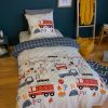 Parure de lit enfant 140x200 cm Microfibre Flammeche