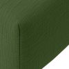 Drap housse 160x200 cm Gaze de Coton Lavé Vert Cèdre