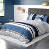 Parure de lit 240x260 cm Coton 57 fils Riviera