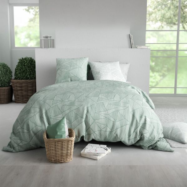 Parure de lit 220x240 cm Coton 57 fils Éden