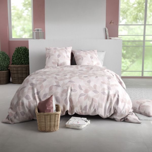 Parure de lit 240x260 cm Coton 57 fils Ambre