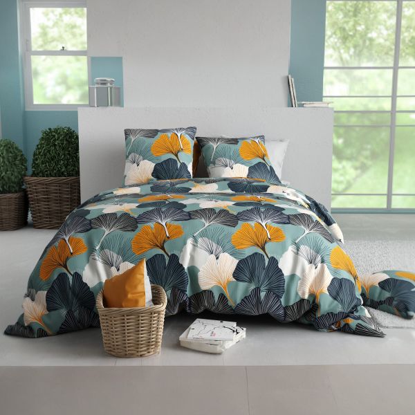 Parure de lit 220x240 cm Coton 57 fils Floréal