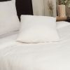 Parure de lit 220x240 cm Gaze de Microfibre Blanc