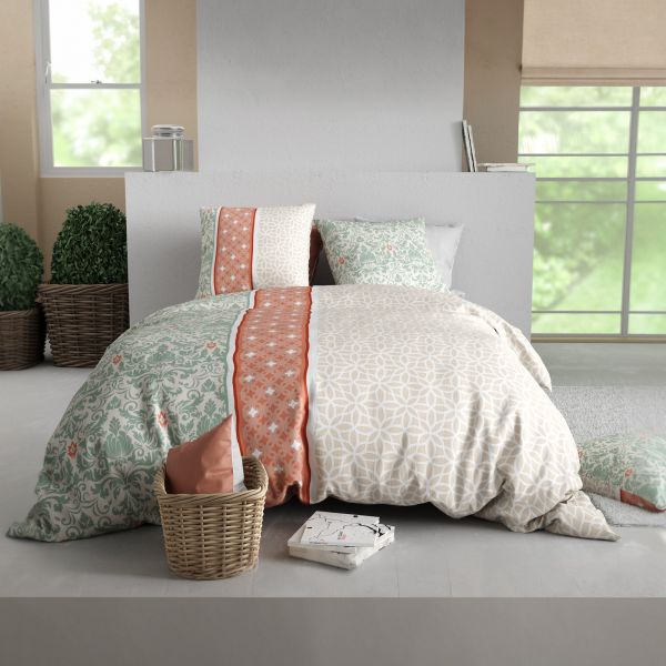 Parure de lit 240x260 cm Coton 57 fils Sérénité
