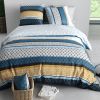 Parure de lit 240x260 cm Coton 57 fils Oasis