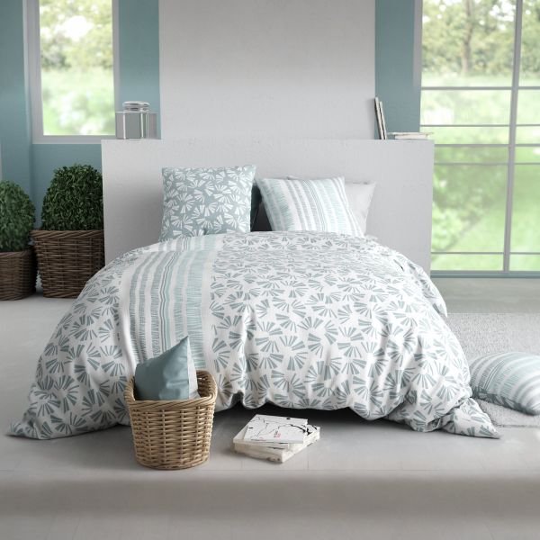 Parure de lit 220x240 cm Coton 57 fils Rosalie