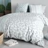 Parure de lit 220x240 cm Coton 57 fils Rosalie