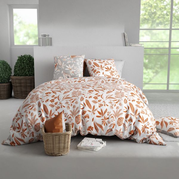 Parure de lit 220x240 cm Coton 57 fils Élodie