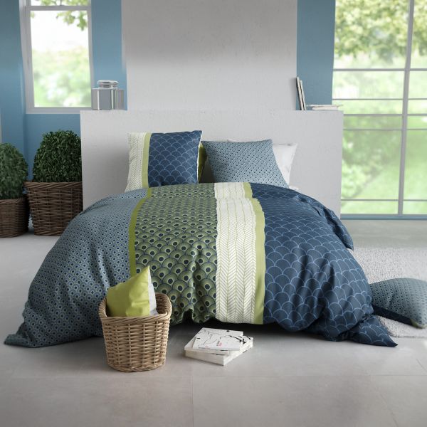 Parure de lit 240x260 cm Coton 57 fils Soléa
