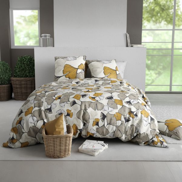 Parure de lit 220x240 cm Coton 57 fils Arôme
