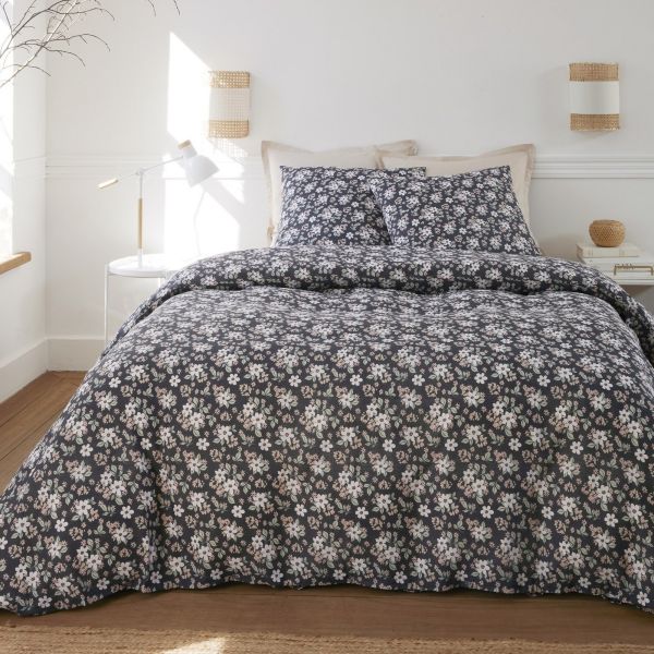 Parure de lit 240x260 cm Gaze de Coton Sakura