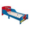 Lit enfant Spiderman 70x140 cm - MDF rouge