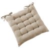 Coussin de chaise 40x40 cm Gaze de Coton Terra Ficelle
