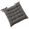 Coussin de chaise 40x40 cm Gaze de Coton Terra Granit