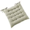 Coussin de chaise 40x40 cm Gaze de Coton Terra Vert d'eau