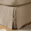 Cache sommier 160x200 cm Gaze de Coton Terra Ficelle