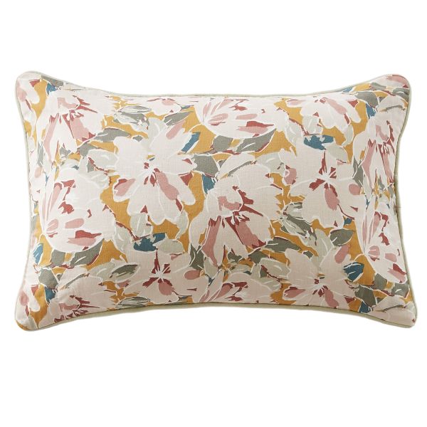 Coussin rectangulaire déhoussable 40x60 cm Gaze de Coton Garance
