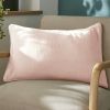Coussin rectangulaire déhoussable 40x60 cm Gaze de Coton Terra Guimauve