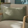 Coussin rectangulaire déhoussable 40x60 cm Gaze de Coton Terra Romarin