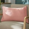 Coussin rectangulaire déhoussable 40x60 cm Gaze de Coton Terra Rose Foncé
