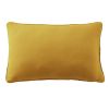 Coussin rectangulaire déhoussable 40x60 cm Gaze de Coton Terra Safran