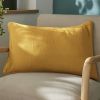 Coussin rectangulaire déhoussable 40x60 cm Gaze de Coton Terra Safran