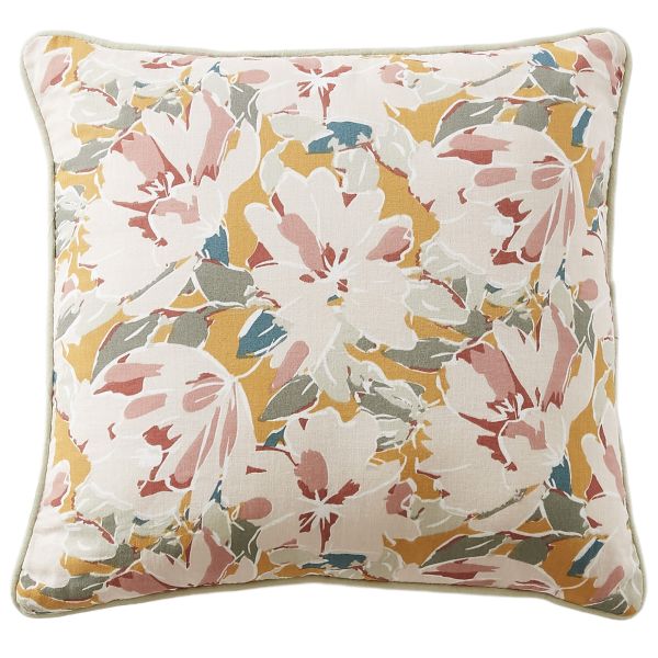 Coussin carré déhoussable 45x45 cm Gaze de Coton Garance