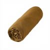 Drap housse 90x190+30 cm Lin Rosalie Caramel