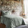 Housse de couette 140x200 cm Lin Rosalie Eucalyptus