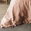 Housse de couette 140x200 cm Lin Rosalie Vieux Rose