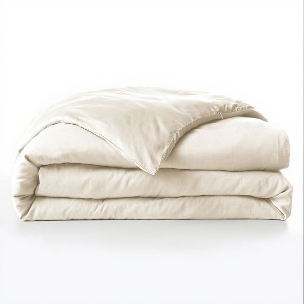 Housse de couette 140x200 cm Lyocell Gabrielle Naturel