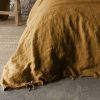 Housse de couette 200x200 cm Lin Rosalie Caramel