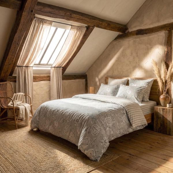 Housse de couette 220x240 cm Coton Nora