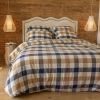 Housse de couette 220x240 cm Flanelle de Coton Madeleine