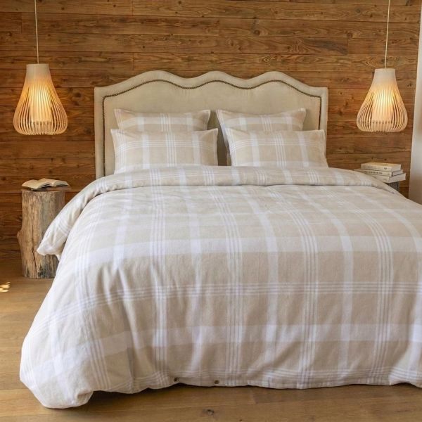 Housse de couette 220x240 cm Flanelle de Coton Serena