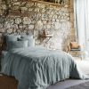 Housse de couette 220x240 cm Lin Rosalie Azur