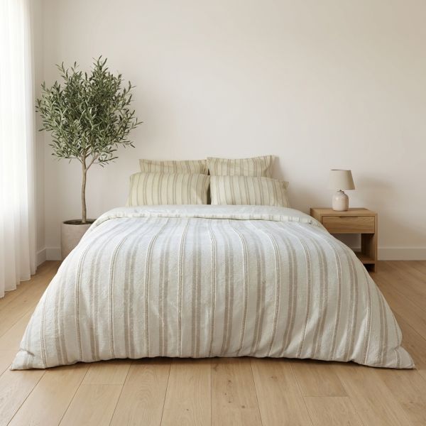 Housse de couette 240x260 cm Percale de Coton Toscane