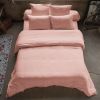 Housse de couette 240x280 cm Gaze de Coton Terra Rose Foncé