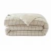 Housse de couette Reversible 220x240 cm Gaze de Coton Terra Harmonie Naturel