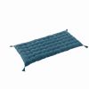 Matelas de sol 60x120 cm Coton Dahlia Bleu Jean