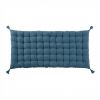 Matelas de sol 60x120 cm Coton Dahlia Bleu Jean