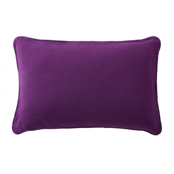 Coussin rectangulaire déhoussable 40x60 cm Gaze de Coton Hampton Opulence