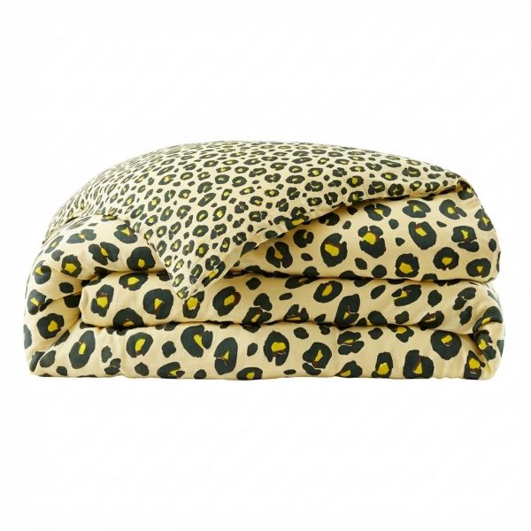 Housse de couette 220x240 cm Gaze de Coton Montauk Jaune