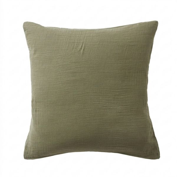 Taie d'oreiller 60x60 cm Gaze de Coton Hampton Spring